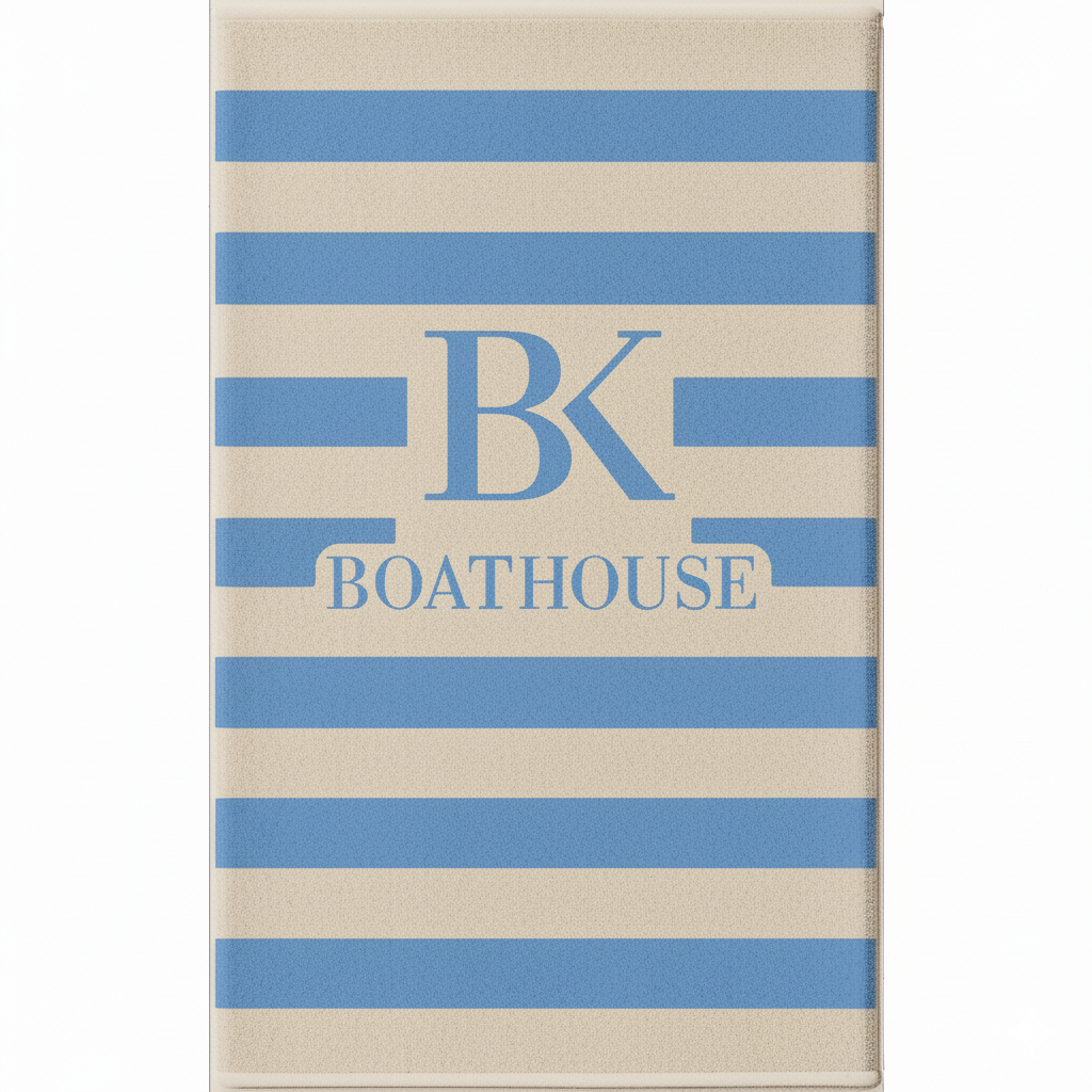 100% Cotton Velour | Striped Beach Towel