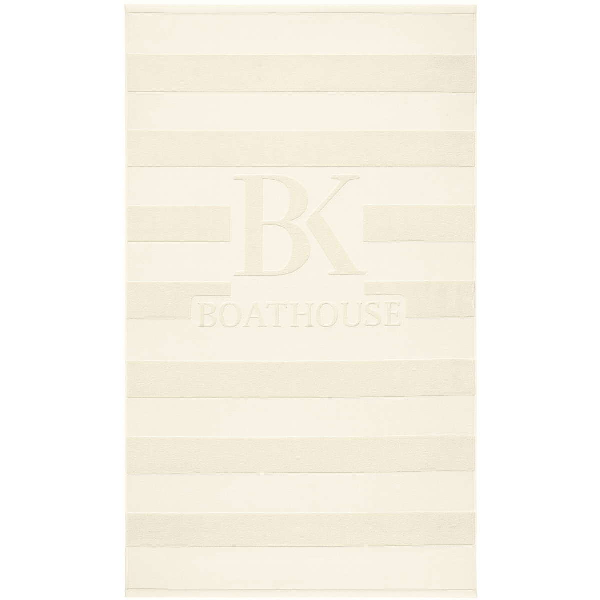 Oversized 500GSM cotton beach towel in Arctic Wolf white