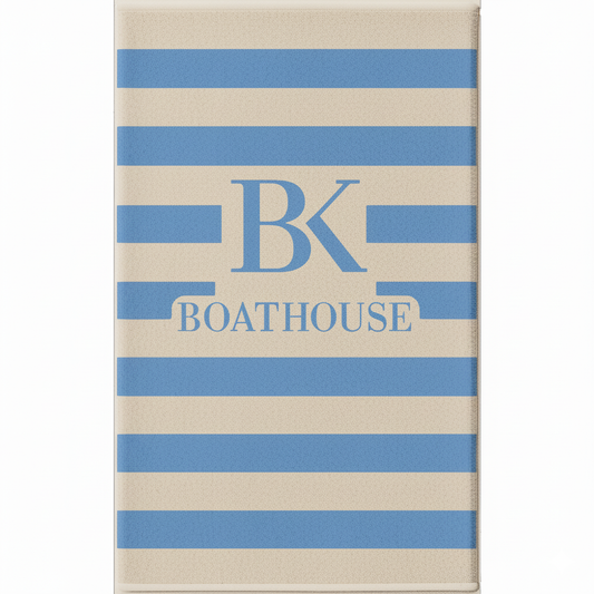 100% Cotton Velour | Striped Beach Towel