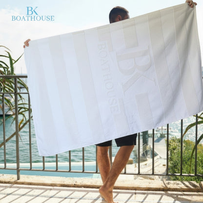 Embossed Beach-to-Bath Towel