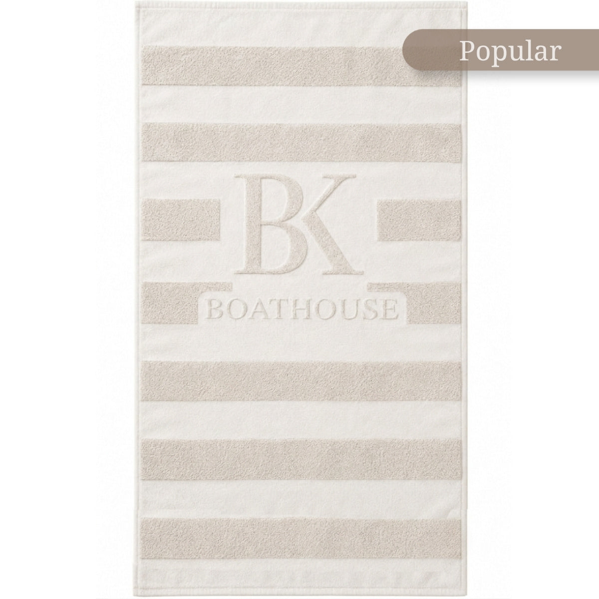 Oversized Embossed Arctic Wolf Beach Towel