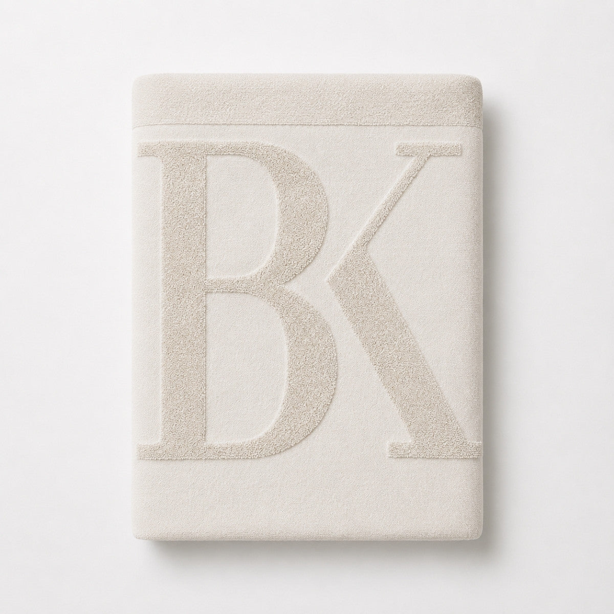 Oversized Cotton Embossed Towel