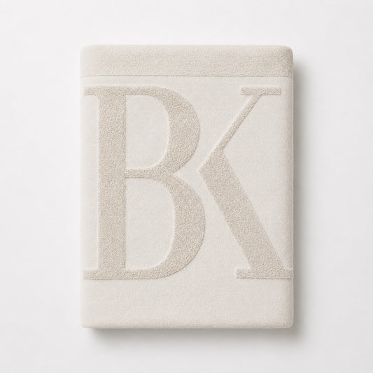 Oversized Cotton Embossed Towel