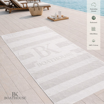 Embossed Beach-to-Bath Towel