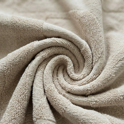 Oversized Cotton Embossed Towel